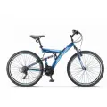 Велосипед двухподвесный Focus (26) V, рама 18 тёмно-синий