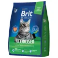 Brit Premium Cat Sterilised Chicken корм для стерилизованных кошек с курицей 2кг
