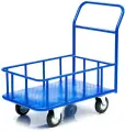 Тележка платформенная Стелла-техник КПБ-300-200-К , с бортом, 600х900мм