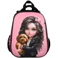 Ранец брюнетка С собачкой 27х37х13см,2отд, жёст. спинка, рег. рост/68240