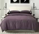 Постельное бельё тенсель 2 спальное на резинке 160х200х30 - Аметистовый Шёлк с наволочками 50х70