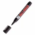 Маркер перманентный (нестираемый) Crown Multi Marker (3мм, круглый наконечник, черный) 12шт. (CPM-800)
