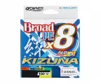 OWNER Шнур Kizuna X8 Broad PE multi color 10м 150м 0,13мм 6,7кг