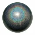 Мяч PASTORELLI High Vision GLITTER HV 16 см Темное серебро