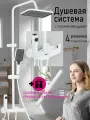 Душевая система с тропическим душем для ванны и смесителем