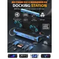 Док станция хаб USB-С 10 в 1 c охлаждением для Steam Deck, RogAlly X, Legion Go, MSI Claw