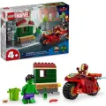 Конструктор LEGO Super Heroes 76287 Железный человек на мотоцикле и Халк, 68 дет.