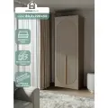 Шкаф для одежды HomeGrad Fiesta, современный дизайн, ЛДСП/МДФ, 80x220x50 см