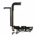Шлейф/FLC iPhone 13 Pro Max системный разъем/микрофон (белый)