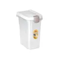 Контейнер для корма Stefanplast Pet food container 15 л 15 л 1 шт. белый/прозрачный 33 см 41 см 22 см