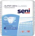 Подгузники для взрослых SUPER SENI CLASSIC Extra Large (обхват 130-170 см), 10 шт.