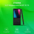 Плеер Flash Digma M5 BT черный, встроенная память 32Гб, диагональ 2.4 240x320, поддержка карт памяти microSD до 128ГБ
