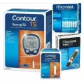 Полный набор 4в1 Глюкометр Contour TS (Япония), Тест-полоски 50 штук, Ланцеты Microlet 200 штук, Прокалыватель Microlet.