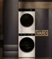 VARD комплект для установки в колонну Стиральная машина VWF494 + Сушильная машина VTH58 + Соединительный элемент с выдвижной полкой