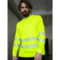 Футболка Aspectum, с длинным рукавом, сигнальная, зеленая, унисекс