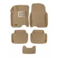 Коврики текстильные 3D Euromat для Nissan Qashqai I (J10 2007-2013) / 3Д Евромат Ниссан Кашкай, с металлическим подпятником, бежевые