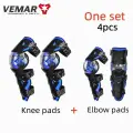 Защитный наколенник VEMAR для мотокросса, Аксессуары для езды на мотоцикле и велосипеде, мотоэкипировка мужская защита спины мото защита мотоциклиста наколенники мотозащита мотоботы для эндуро мотокросс экипировка, мото, Синий