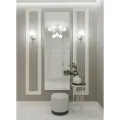 Зеркало в алюминиевой раме настенное ONE MIRROR 200х70 см. Серебро