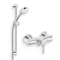 Душевой комплект Смеситель для душа Kludi Bozz 388310576 хром / Гарнитур Logo 1S 6816005-00