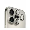 BlueO стекло для iPhone 16 Pro/16 Pro Max, Camera Lens 99-AR PVD Alloy 3 шт. Natural Titan (+instal)