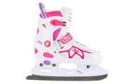 Коньки детские раздвижные Tech Team Gerda, размер 33–36, белые/розовые