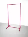 Вешалка Steel Forms, металл, для одежды, школьная форма, напольная, розовая