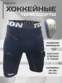 Хоккейные компрессионные шорты с раковиной Tixon (взрослые) M, защита паха Tixon (взрослая)