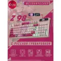 Клавиатура механическая беспроводная игровая с экраном KZZI Z98 / Подключение: 2.4G, BLUETOOTH, TYPE-C/Русская раскладка