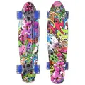 Пенни борд Fish Skateboards 22 Граффити/Кеппинг/LED