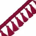888 Бахрома с кистями 70мм*10м (274 бордо)