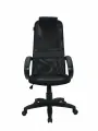 Компьютерное и офисное кресло Нагария 508, ткань и сетка, черный-черный