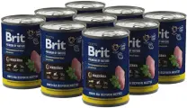Влажный корм Brit Premium by Nature консервы для щенков всех пород Индейка, 410 г х 9 шт.