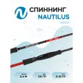 Спиннинг Nautilus Shock NSHS-802L 240см 3-15гр 13-68303758 штекерный