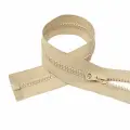 Молния MaxZipper трактор №5 1 замок усил. зв, 50см, цв. F308 бежевый уп.50шт