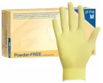 Перчатки латексные Safe&Care DL202, размер M, 100 шт. (50 пар) двойной хлоринации