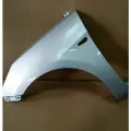 Крыло переднее левое в цвет кузова Hyundai Solaris 1 Хендай Солярис (2010-2017) с отв. под повторитель RHM- Sleek silver - Серебристый металлик