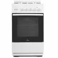 Плита Flama FK1425W, газовая и электрическая, белый цвет, 33,5 кг