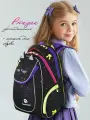 Рюкзак школьный для девочки с ортопедической спинкой для начальной и средней школы STERNBAUER + Мешок для сменной обуви