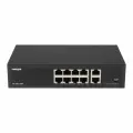 Неуправляемый 8 портовый PoE коммутатор PUS-2T08L-120RM с возможностью установки в стойку