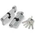 Fuaro Цилиндровый механизм с вертушкой 100 ZM 80 mm (40+10+30) CP хром 5 кл.