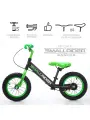 Детский беговел Small Rider Ranger Neon, зеленый, RangeJungle