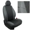 Комплект чехлов Автопилот Ромб Toyota Rav-4 (XA50) c 18г. Серый + Черный