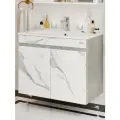 Тумба для ванной комнаты Onika Марбл 75 подвесная, мрамор/камень бетонный (под раковину Оскар 75)