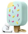 Чехол Elago Unique Ice Cream для AirPods Pro, в форме мороженого, цвет: мятный