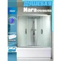 Душевая кабина River NARA, с высоким поддоном, матовое стекло, универсальная 170х80х55