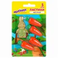 Набор ластиков Юнландия Зайчик и урожай (фигурные, разные виды) 5шт, 12 уп. (229596)