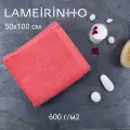 Полотенце махровое Lameirinho Aqua 50x100см, цвет коралловый