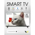 Телевизор 32 дюйма Topdevice Full HD, Smart TV Google TV, Wi-Fi, Bluetooth, VA, черный (TDHTV32GFD_BK)