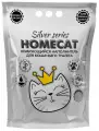 HOMECAT SILVER SERIES наполнитель комкующийся для туалета кошек (5 кг)