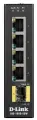 Коммутатор D-Link DIS-100G-5SW/A1A Промышленный неуправляемый коммутатор с 4 портами 10/100/1000Base-T, 1 портом 1000Base-X SFP, функцией энергосбереж